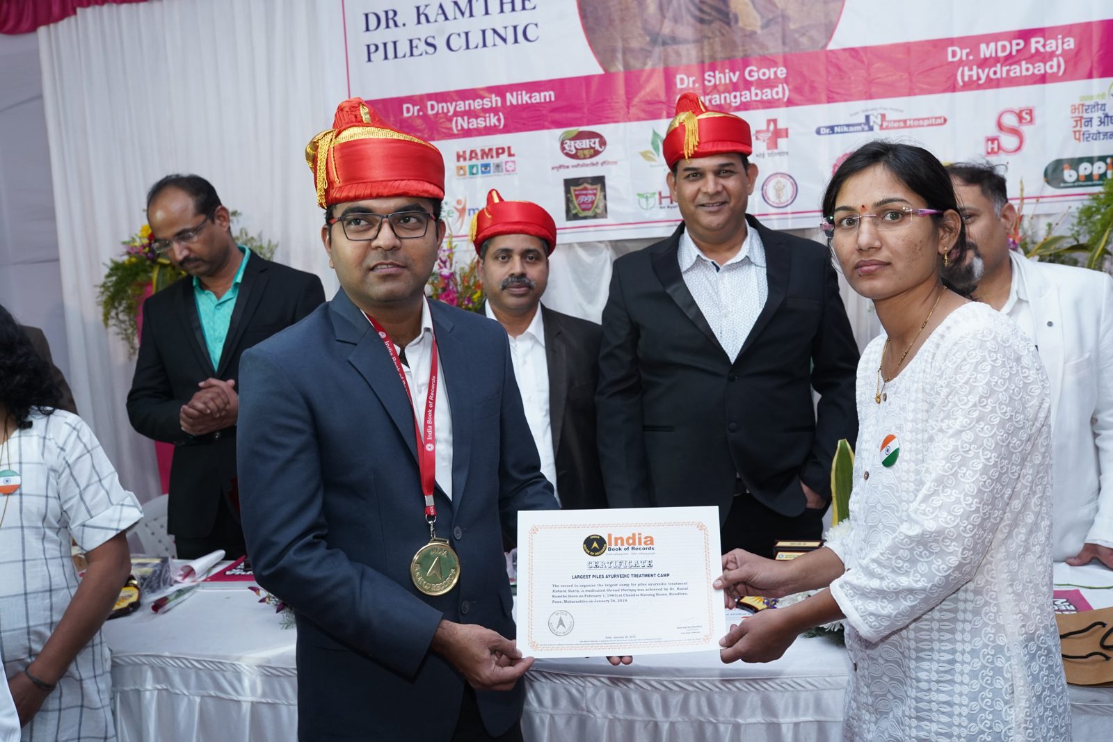India Book Of Record for 'Largest Piles Treatment Camp' on 26th Jan. 2019 4