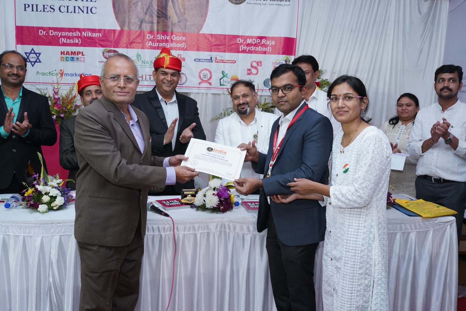 India Book Of Record for 'Largest Piles Treatment Camp' on 26th Jan. 2019 8