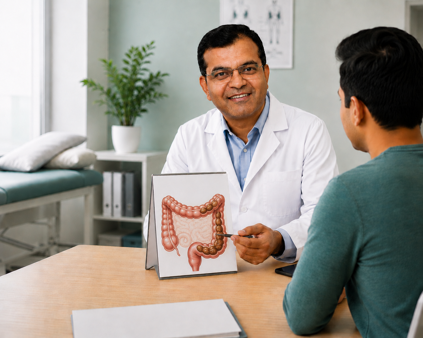 Medical illustration of the human digestive system