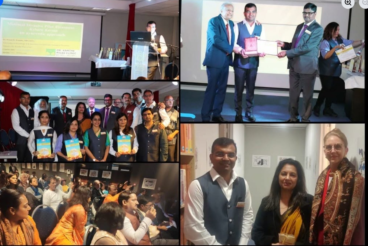 Presented Paper & research work on Piles Treatment MIPT on 3rd Ayurveda International Conference, Netherlands 2019 1