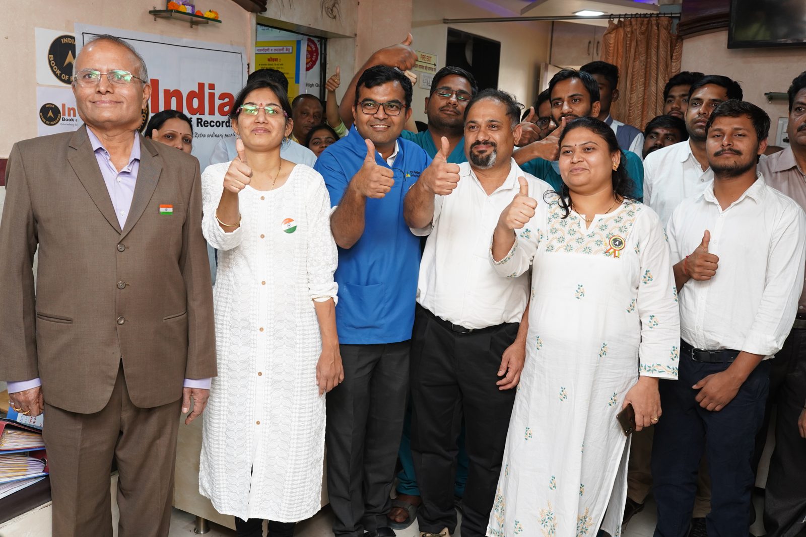 India Book Of Record for 'Largest Piles Treatment Camp' on 26th Jan. 2019 10