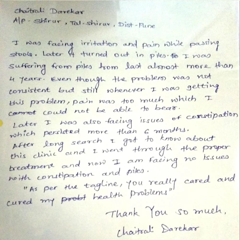 Handwritten patient review 4